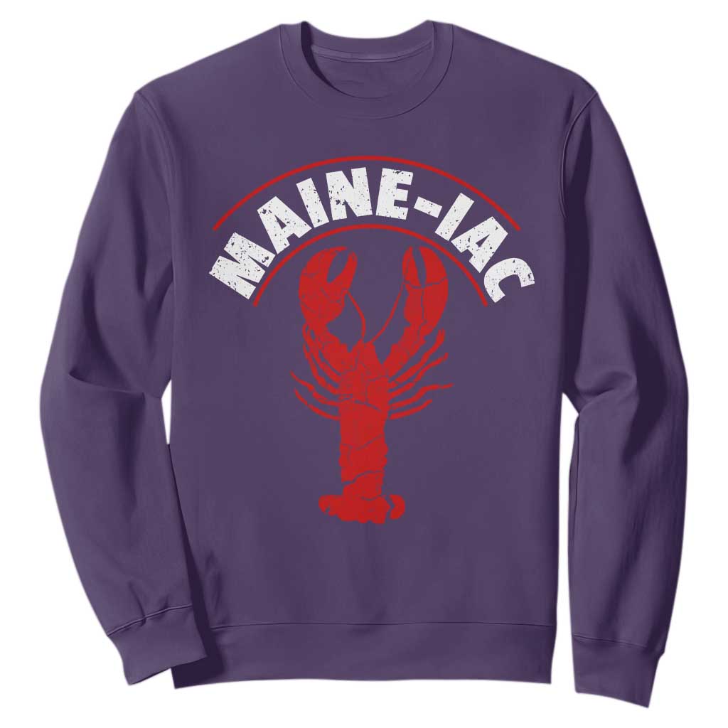 Maine Lobster Sweatshirt Funny Maine iac Lobstering Fisherman