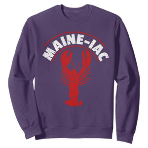 Maine Lobster Sweatshirt Funny Maine iac Lobstering Fisherman