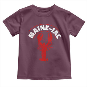 Maine Lobster Toddler T Shirt Funny Maine iac Lobstering Fisherman