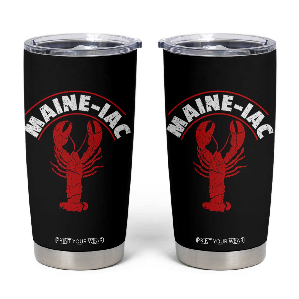 Maine Lobster Tumbler Cup Funny Maine iac Lobstering Fisherman