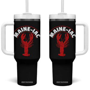 Maine Lobster Tumbler With Handle Funny Maine iac Lobstering Fisherman