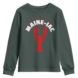 Maine Lobster Youth Sweatshirt Funny Maine iac Lobstering Fisherman