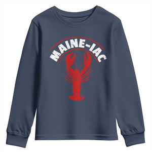 Maine Lobster Youth Sweatshirt Funny Maine iac Lobstering Fisherman