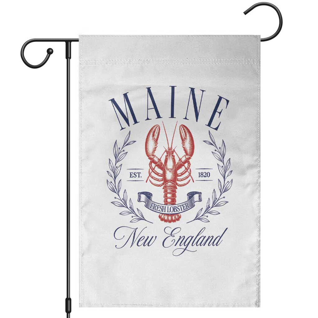 Maine Lobster New England Souvenir Pride Vintage Garden Flag TS11 White Print Your Wear