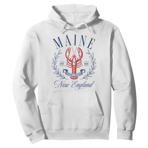 Maine Lobster New England Souvenir Pride Vintage Hoodie