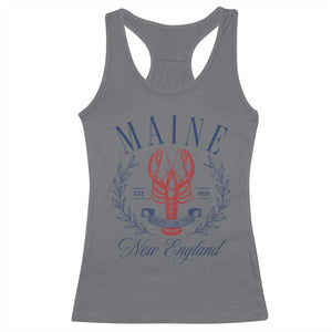 Maine Lobster New England Souvenir Pride Vintage Racerback Tank Top