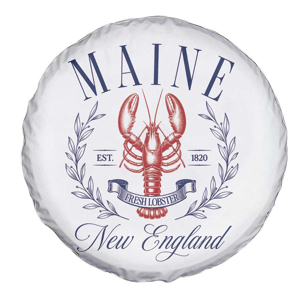 Maine Lobster New England Souvenir Pride Vintage Spare Tire Cover