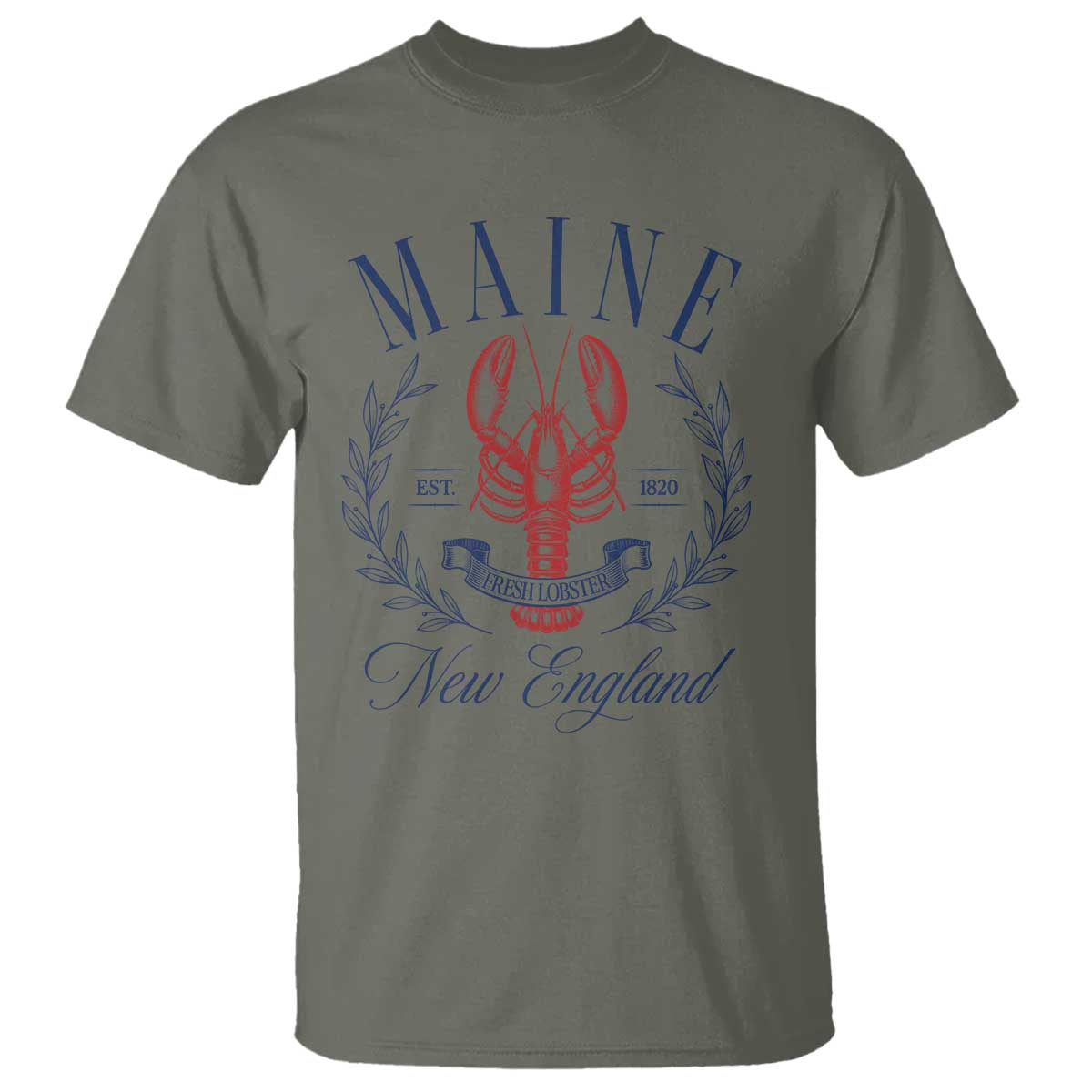 Maine Lobster New England Souvenir Pride Vintage T Shirt