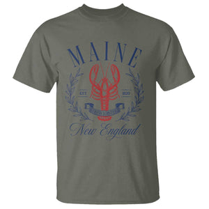 Maine Lobster New England Souvenir Pride Vintage T Shirt