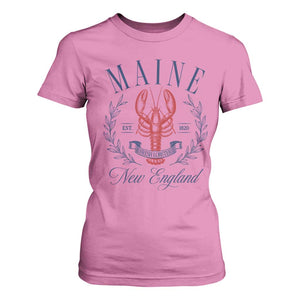 Maine Lobster New England Souvenir Pride Vintage T Shirt For Women