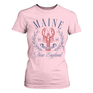 Maine Lobster New England Souvenir Pride Vintage T Shirt For Women