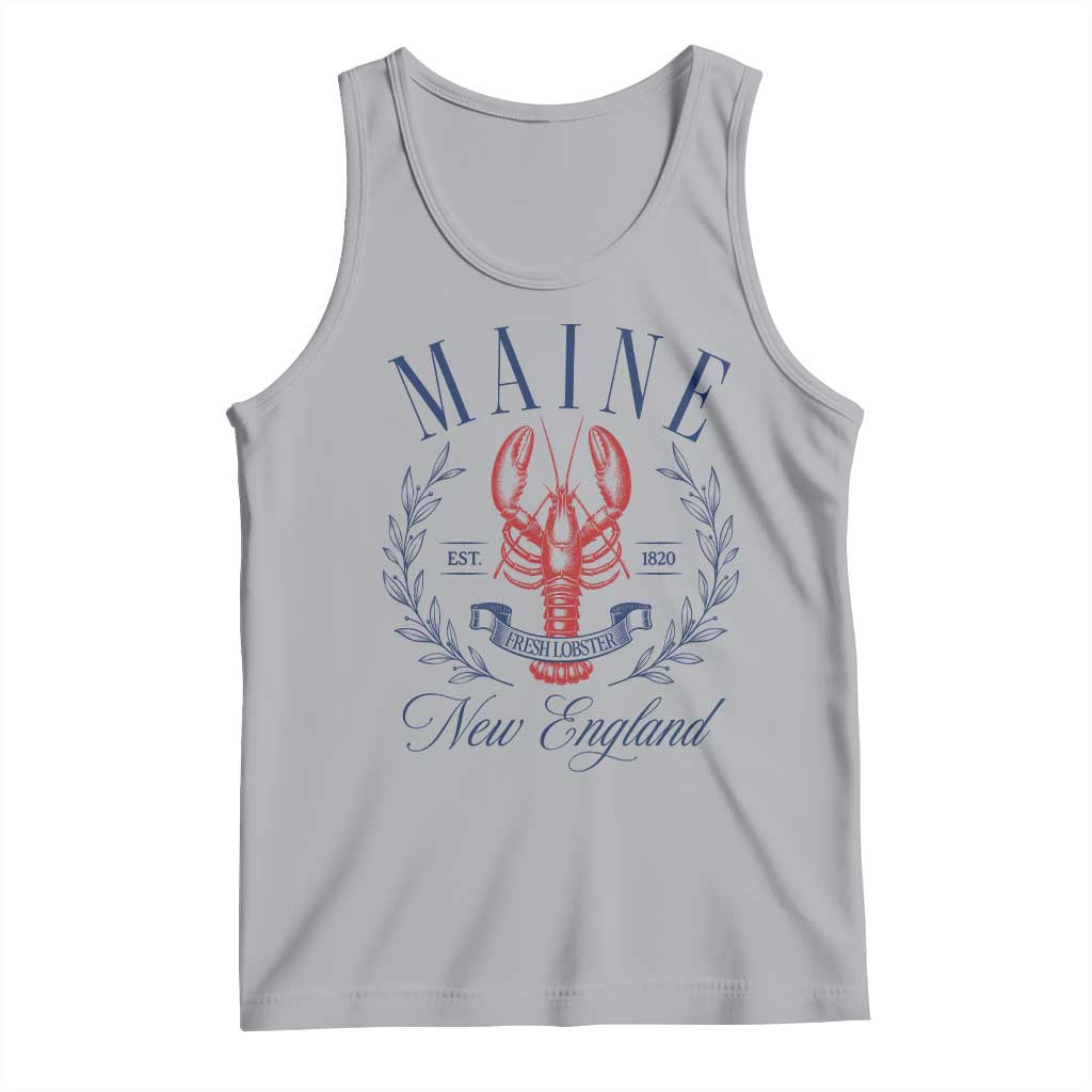 Maine Lobster New England Souvenir Pride Vintage Tank Top