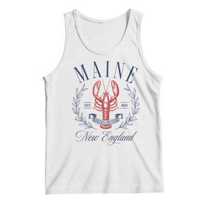 Maine Lobster New England Souvenir Pride Vintage Tank Top