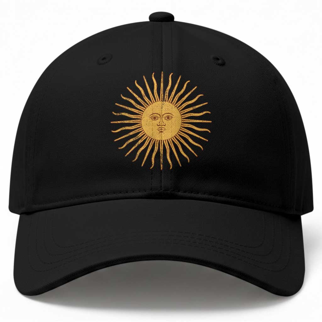Argentina Sol De Mayo Vintage Argentinian Sun Throwback Design Baseball Cap