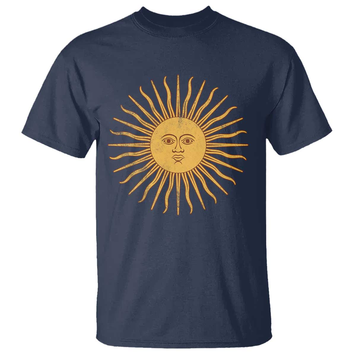 Argentina Sol De Mayo Vintage Argentinian Sun Throwback Design T Shirt