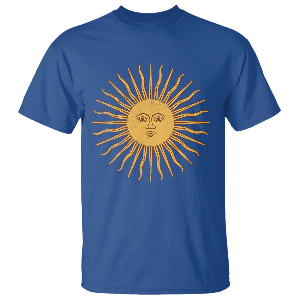 Argentina Sol De Mayo Vintage Argentinian Sun Throwback Design T Shirt