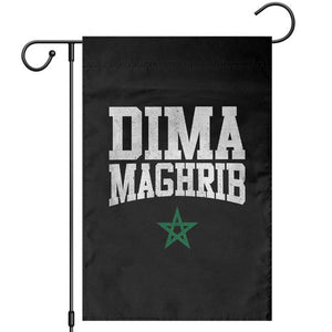 Moroccan Dima Maghrib Flag of Morocco Vintage Green Star Patriotic Garden Flag TS11 Black Print Your Wear
