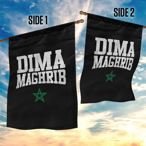 Moroccan Dima Maghrib Flag of Morocco Vintage Green Star Patriotic Garden Flag TS11 Print Your Wear