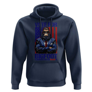 Funny Bigfoot Election Hoodie Vote For Bigfoot A Candidate You Can Believe In 2024 TS11 Navy Print Your Wear