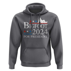 Funny Bigfoot For President Hoodie Vote Sexy Sasquatch American Flag Star TS11 Charcoal Print Your Wear