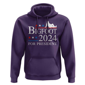 Funny Bigfoot For President Hoodie Vote Sexy Sasquatch American Flag Star TS11 Purple Print Your Wear