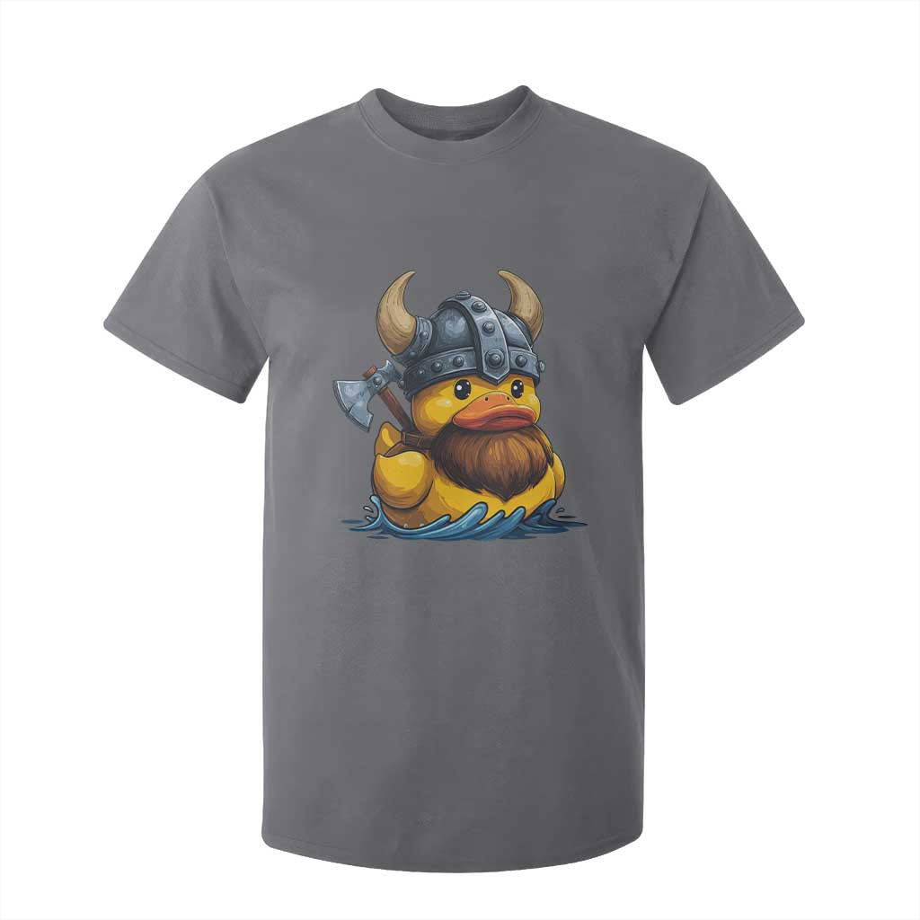 Rubber Duck Viking Warrior Norse Mythology T Shirt For Kid TS11 Charcoal Print Your Wear