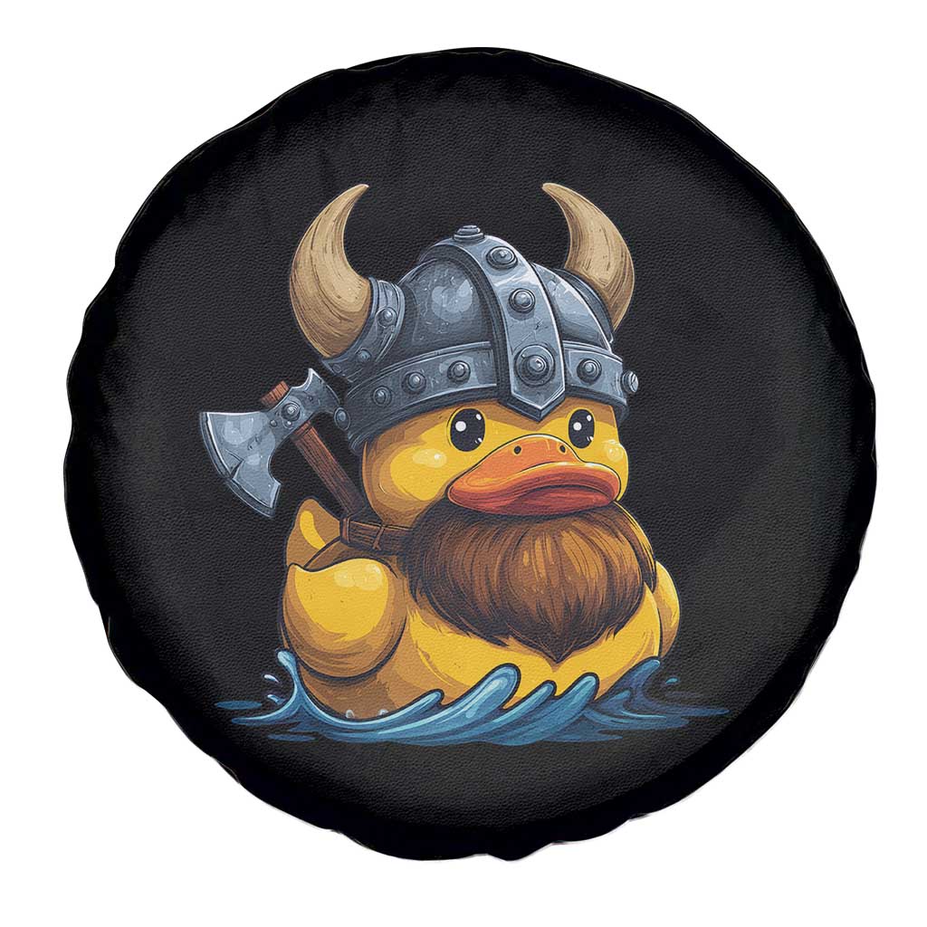 Rubber Duck Viking Warrior Norse Mythology Spare Tire Cover TS11 Print Your Wear
