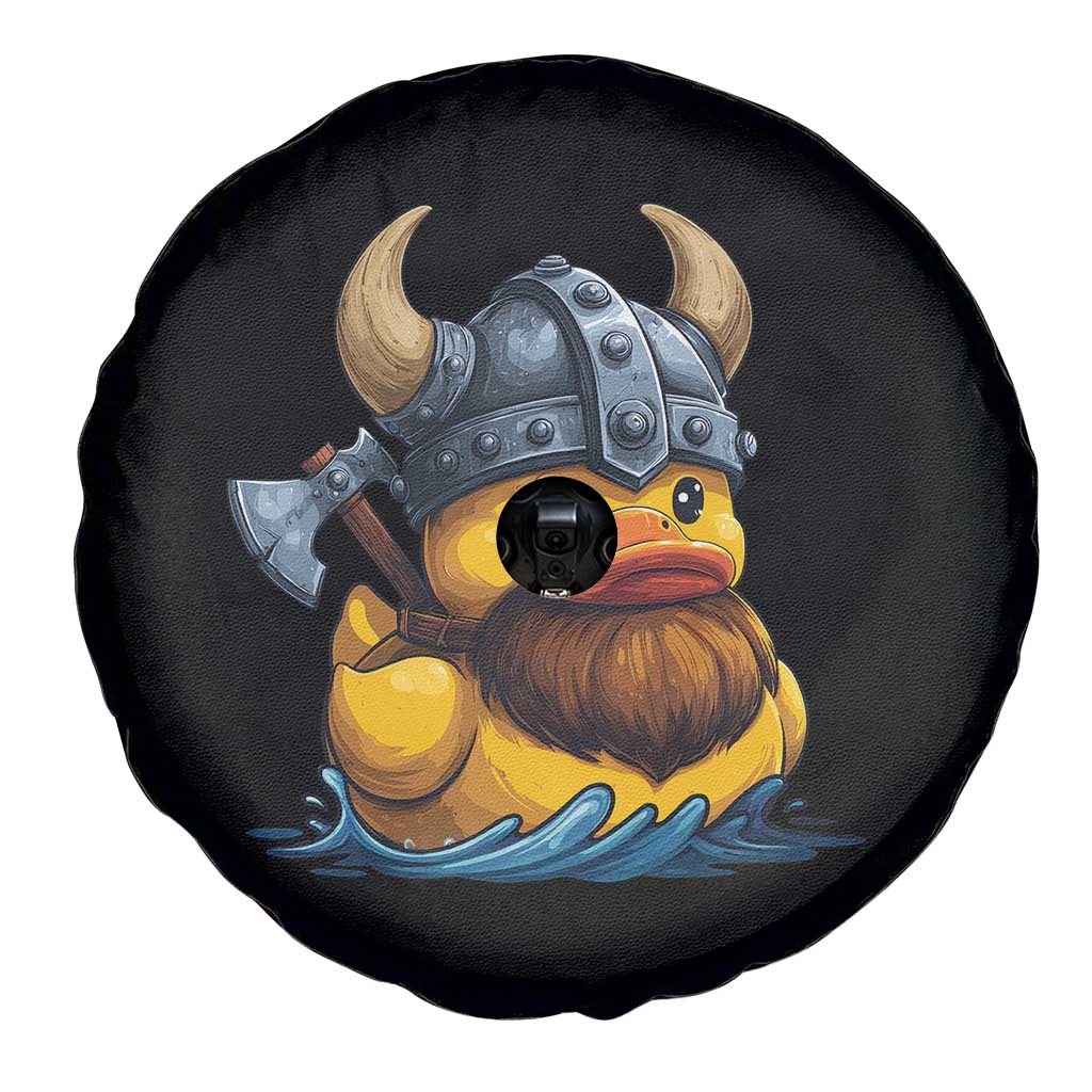 Rubber Duck Viking Warrior Norse Mythology Spare Tire Cover TS11 Print Your Wear