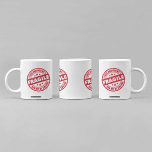 Fragile I Just Dropped My Son Off At College Coffee Mug Drop Off Parents Vintage Star TS11 Print Your Wear