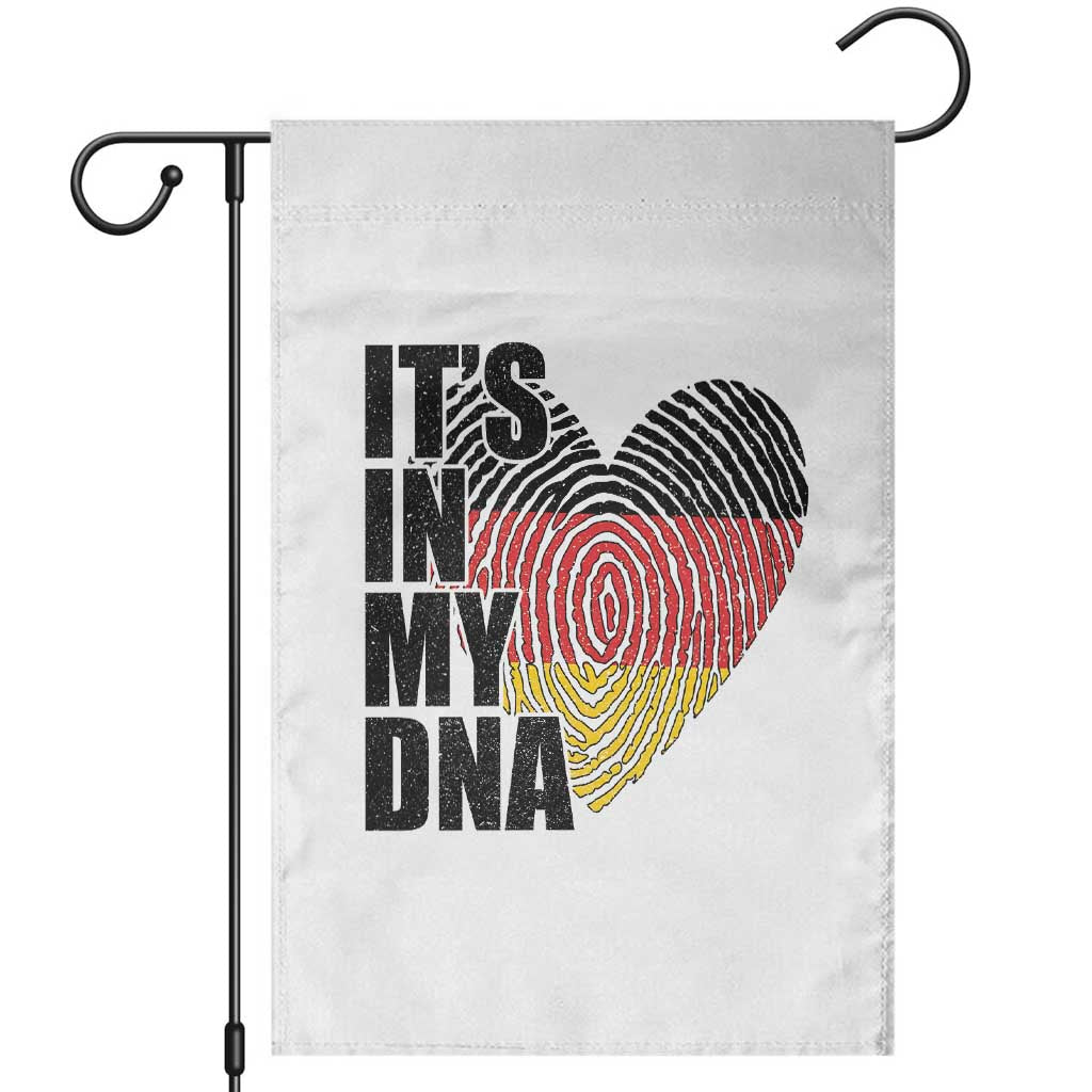 German Pride Garden Flag It Is In My DNA Patriotic Germany Flag TS11 White Print Your Wear