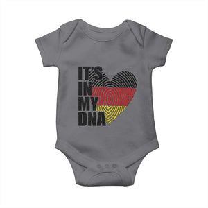 German Pride Baby Onesie It Is In My DNA Patriotic Germany Flag TS11 Charcoal Print Your Wear
