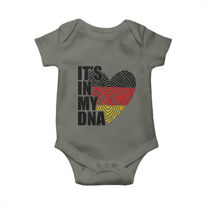 German Pride Baby Onesie It Is In My DNA Patriotic Germany Flag TS11 Military Green Print Your Wear