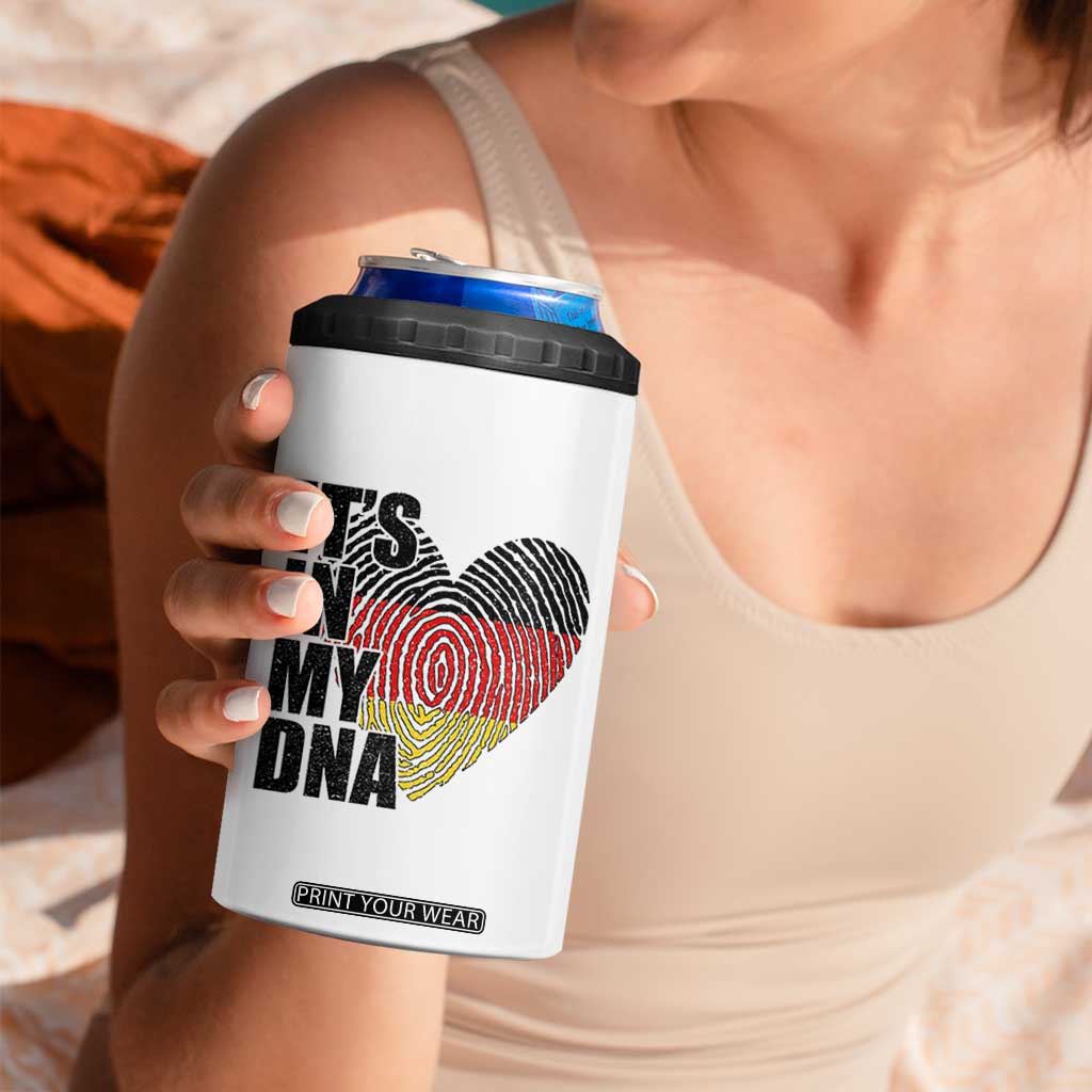 German Pride 4 in 1 Can Cooler Tumbler It Is In My DNA Patriotic Germany Flag TS11 Print Your Wear