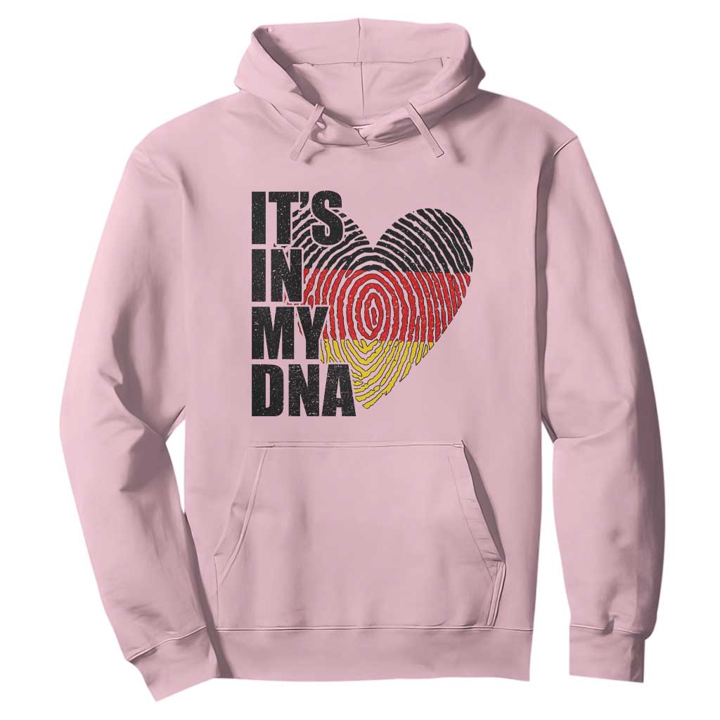 German Pride Hoodie It Is In My DNA Patriotic Germany Flag TS11 Light Pink Print Your Wear