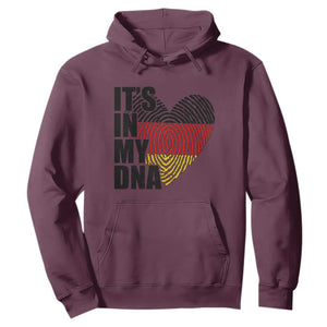 German Pride Hoodie It Is In My DNA Patriotic Germany Flag TS11 Maroon Print Your Wear