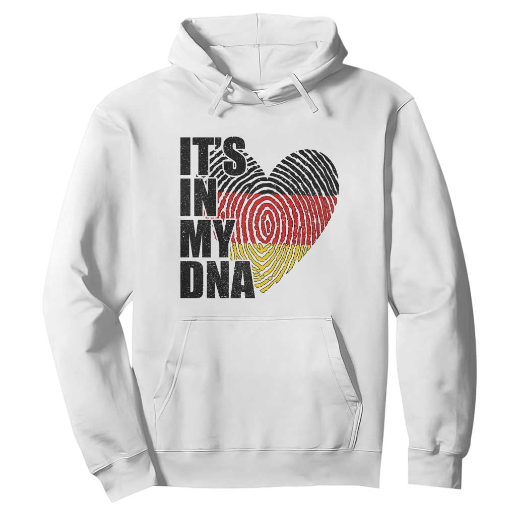 German Pride Hoodie It Is In My DNA Patriotic Germany Flag TS11 White Print Your Wear