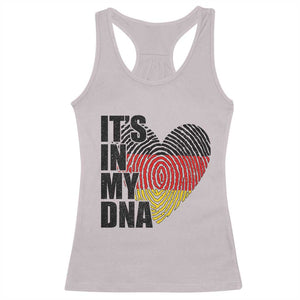 German Pride Racerback Tank Top It Is In My DNA Patriotic Germany Flag TS11 Ice Gray Print Your Wear