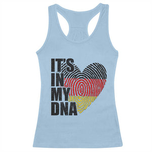 German Pride Racerback Tank Top It Is In My DNA Patriotic Germany Flag TS11 Light Blue Print Your Wear