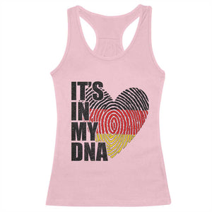 German Pride Racerback Tank Top It Is In My DNA Patriotic Germany Flag TS11 Light Pink Print Your Wear