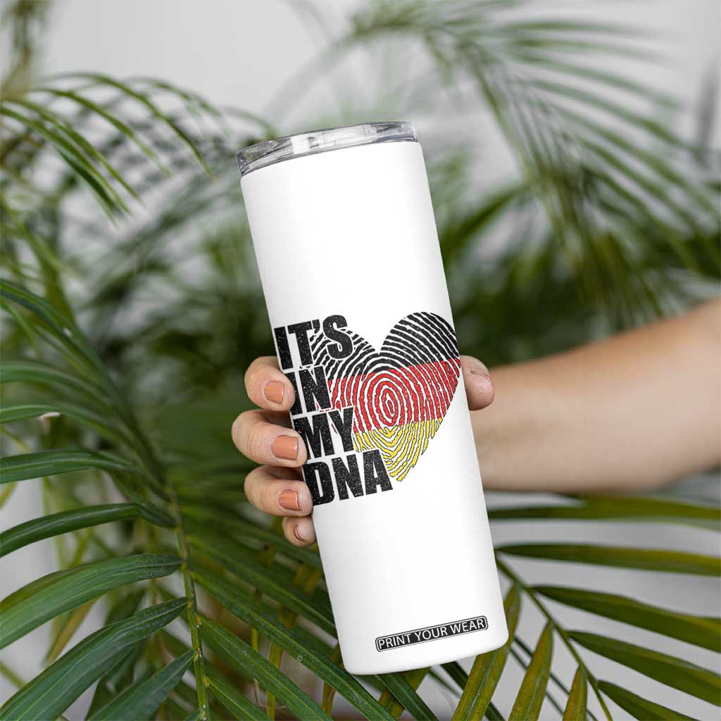 German Pride Skinny Tumbler It Is In My DNA Patriotic Germany Flag TS11 Print Your Wear