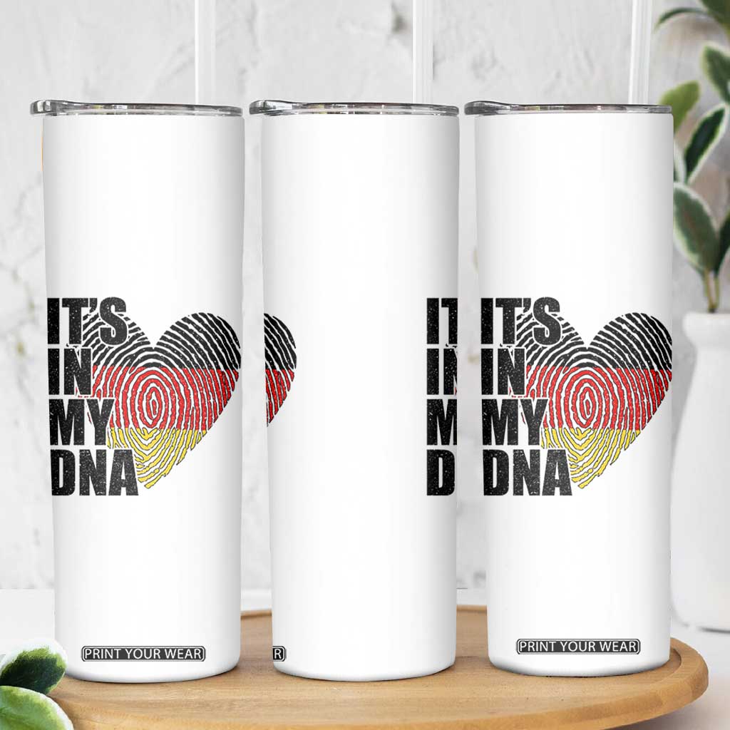 German Pride Skinny Tumbler It Is In My DNA Patriotic Germany Flag TS11 Print Your Wear