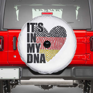German Pride Spare Tire Cover It Is In My DNA Patriotic Germany Flag TS11 White Print Your Wear