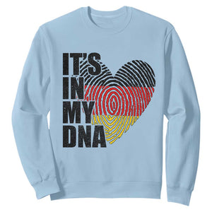 German Pride Sweatshirt It Is In My DNA Patriotic Germany Flag TS11 Light Blue Print Your Wear