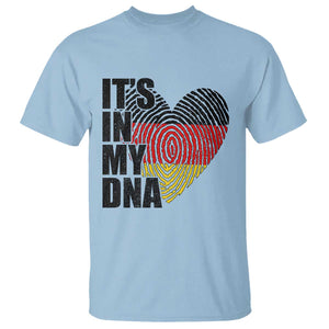 German Pride T Shirt It Is In My DNA Patriotic Germany Flag TS11 Light Blue Print Your Wear