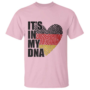 German Pride T Shirt It Is In My DNA Patriotic Germany Flag TS11 Light Pink Print Your Wear