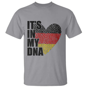 German Pride T Shirt It Is In My DNA Patriotic Germany Flag TS11 Sport Gray Print Your Wear