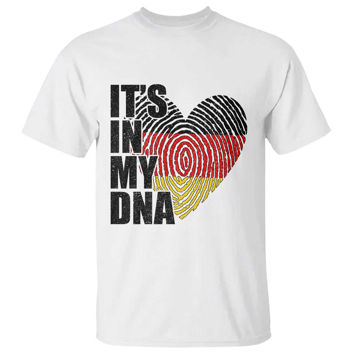 German Pride T Shirt It Is In My DNA Patriotic Germany Flag TS11 White Print Your Wear
