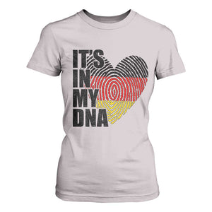 German Pride T Shirt For Women It Is In My DNA Patriotic Germany Flag TS11 Ice Gray Print Your Wear