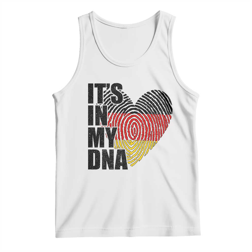 German Pride Tank Top It Is In My DNA Patriotic Germany Flag TS11 White Print Your Wear