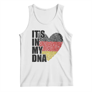 German Pride Tank Top It Is In My DNA Patriotic Germany Flag TS11 White Print Your Wear